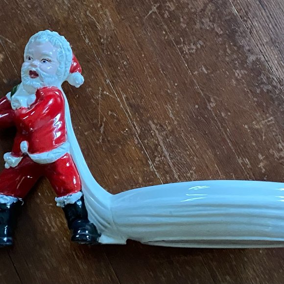 Vintage Santa Candy Trinket Dish - Picture 3 of 7